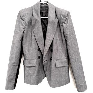BCBGMAXAZRIA Heather Gray double breasted blazers women’s size S